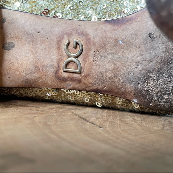 Dolce and Gabanna gold sequin sock booties 7.5 - Picture 11 of 14